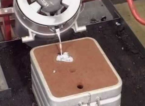 Sand Casting Process Underway