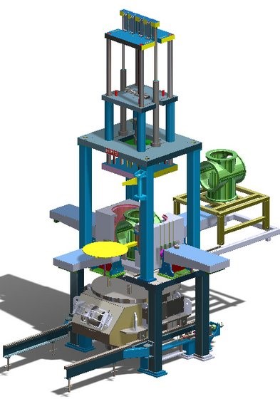 Low pressure die casting machine
